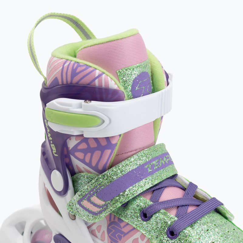 Vaikiški riedučiai Tempish Bam-Bu Flash white/pink 8