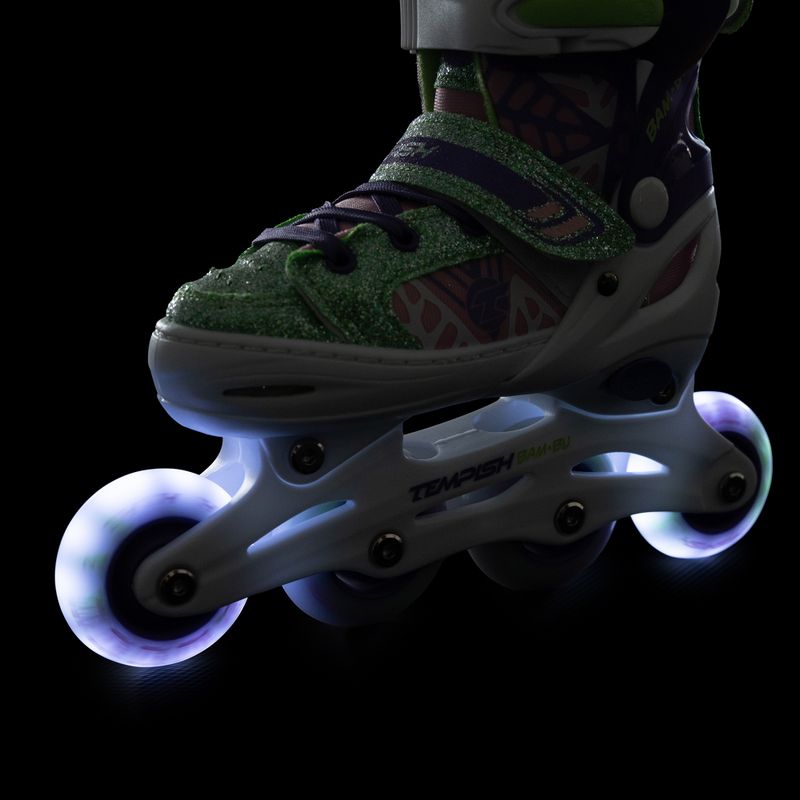 Vaikiški riedučiai Tempish Bam-Bu Flash white/pink 10