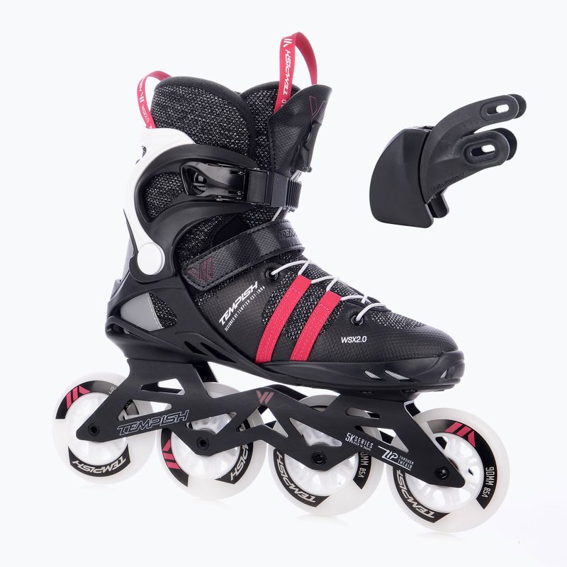 Riedučiai moterims Tempish WSX 90 FLS Lady raspberry 7