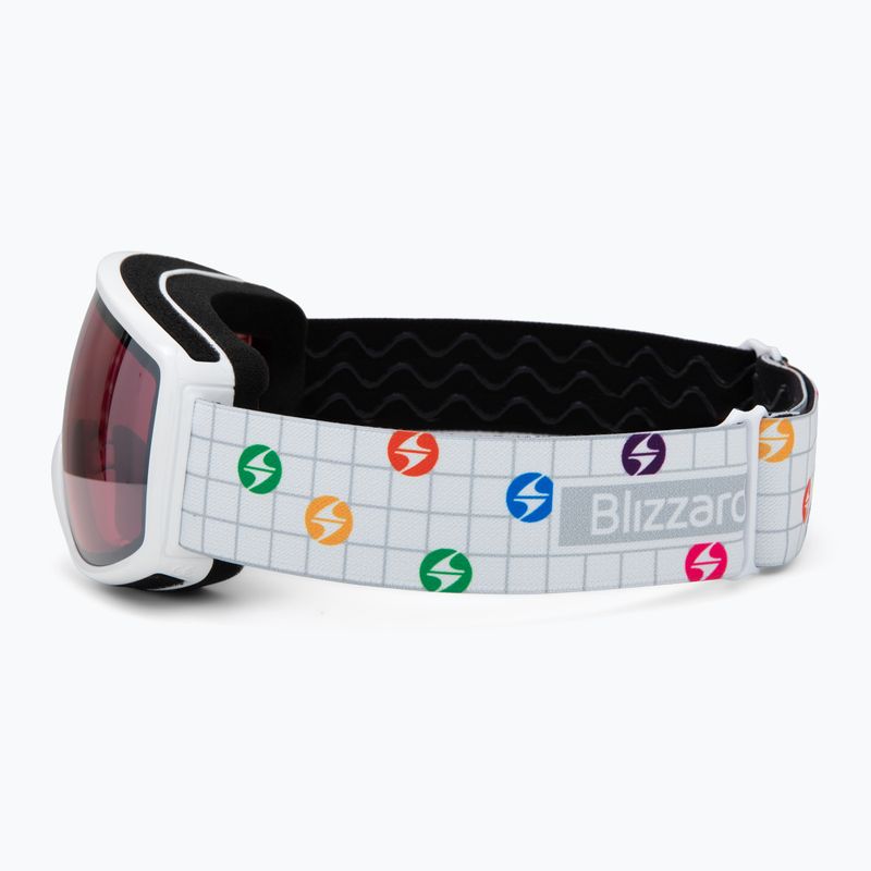 Vaikiški slidinėjimo akiniai Blizzard 963 DAO white shiny/pink/silver mirror 4
