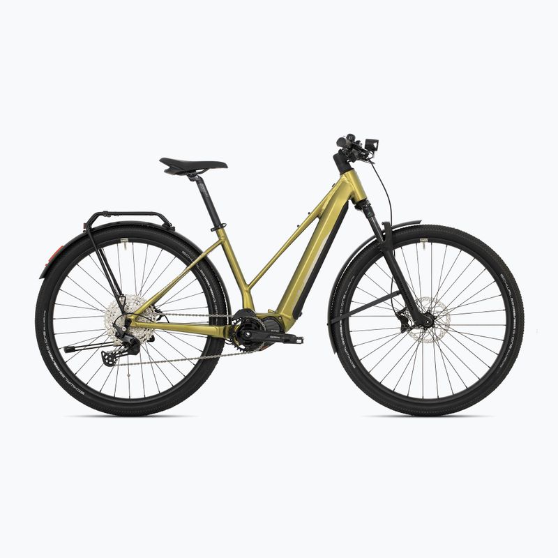 Elektrinis dviratis Superior eXR 6090 L Touring 36V 504Wh matte olive metallic/chrome silver