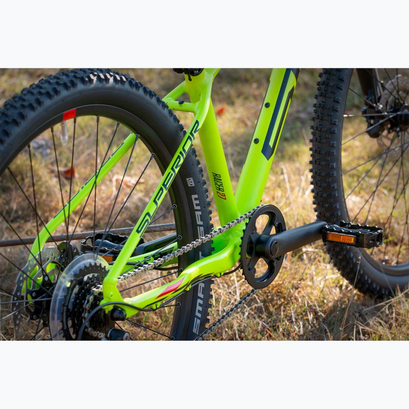 Vaikiškas dviratis Superior RACER XC 27 DB matte lime/red 8