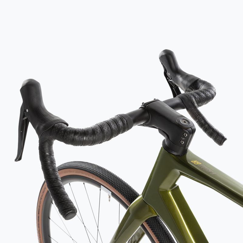 Superior X-ROAD Team Comp GR gloss olive/chrome žvyro dviratis 4