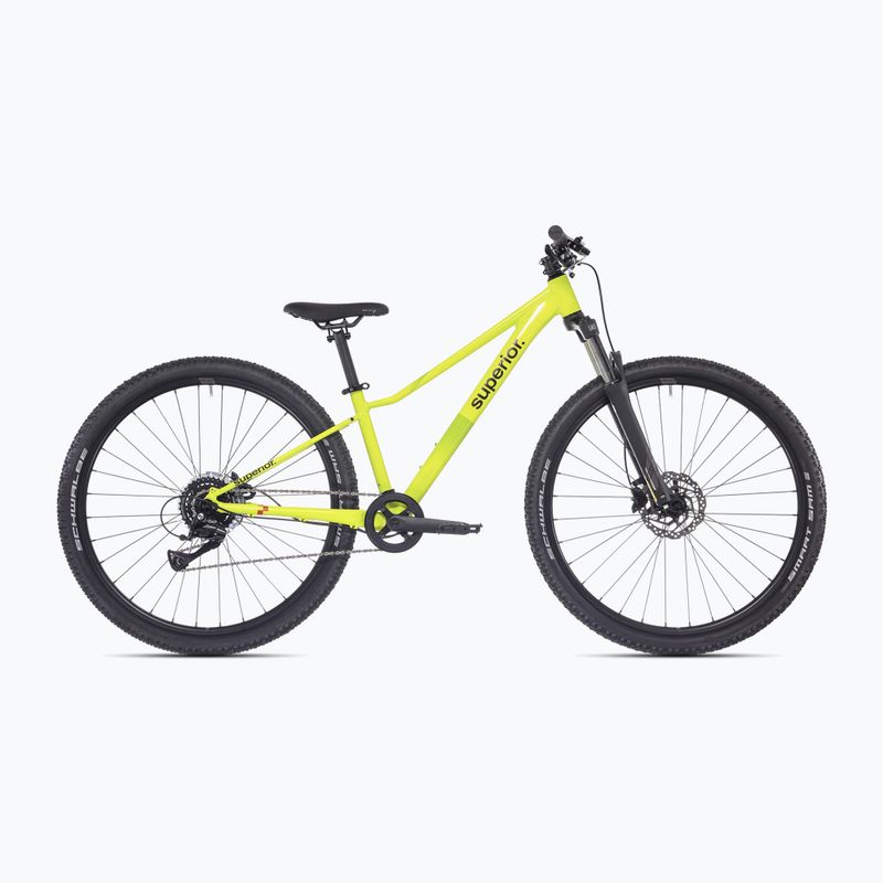 Jaunimo dviratis Superior RACER 27 matte radioactive yellow