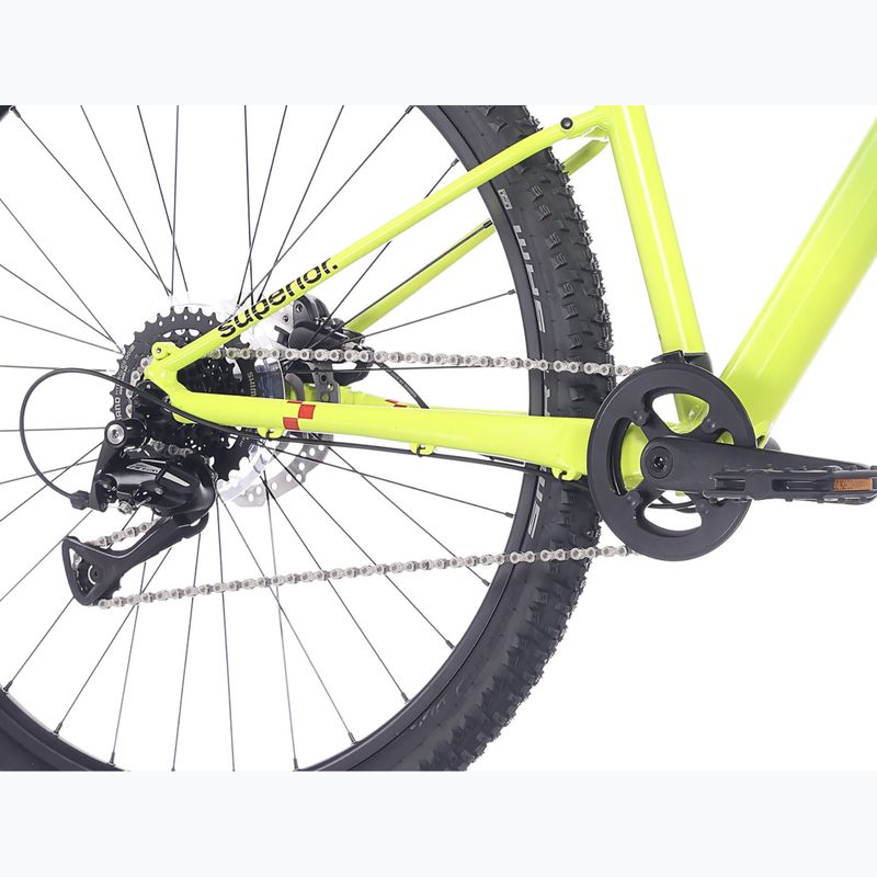 Jaunimo dviratis Superior RACER 27 matte radioactive yellow 5