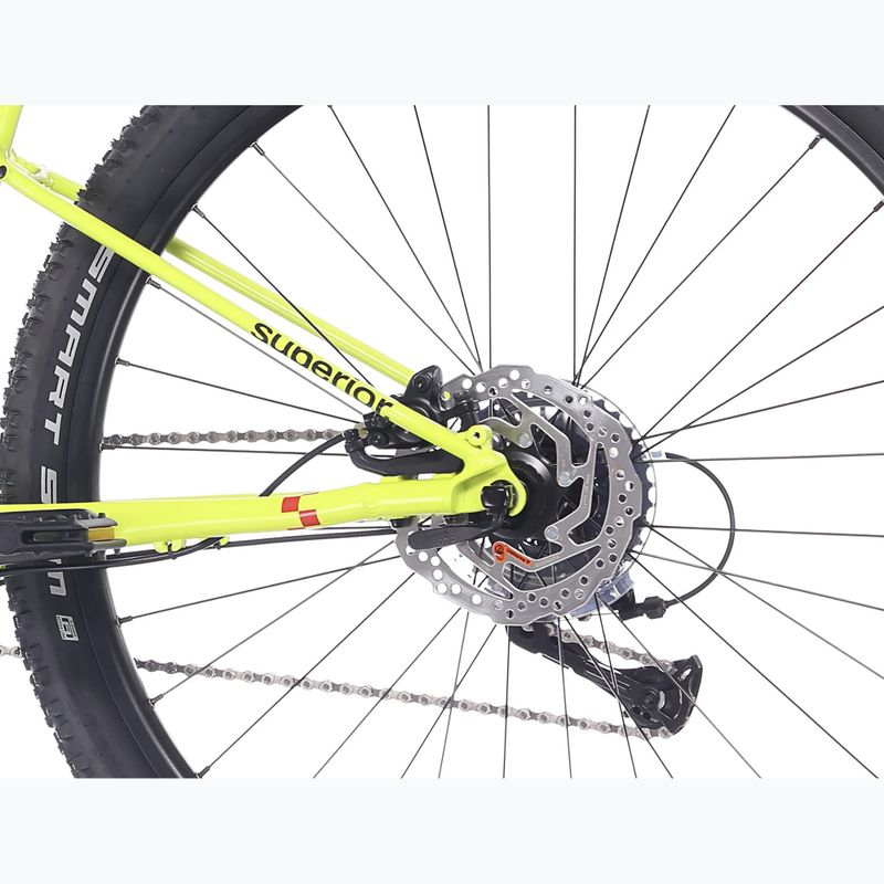 Jaunimo dviratis Superior RACER 27 matte radioactive yellow 8
