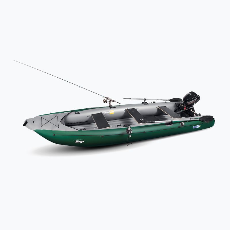 Trivietė pripučiama baidarė Gumotex Alfonso dark green 2