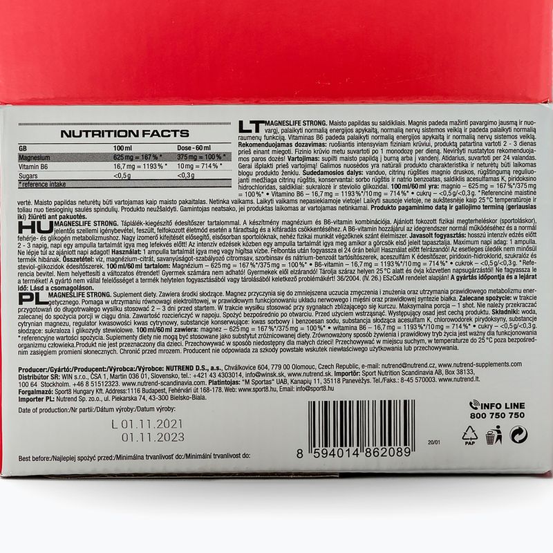 Magneslife Nutrend 20X60 ml magnio VT-080-1200-XX 3