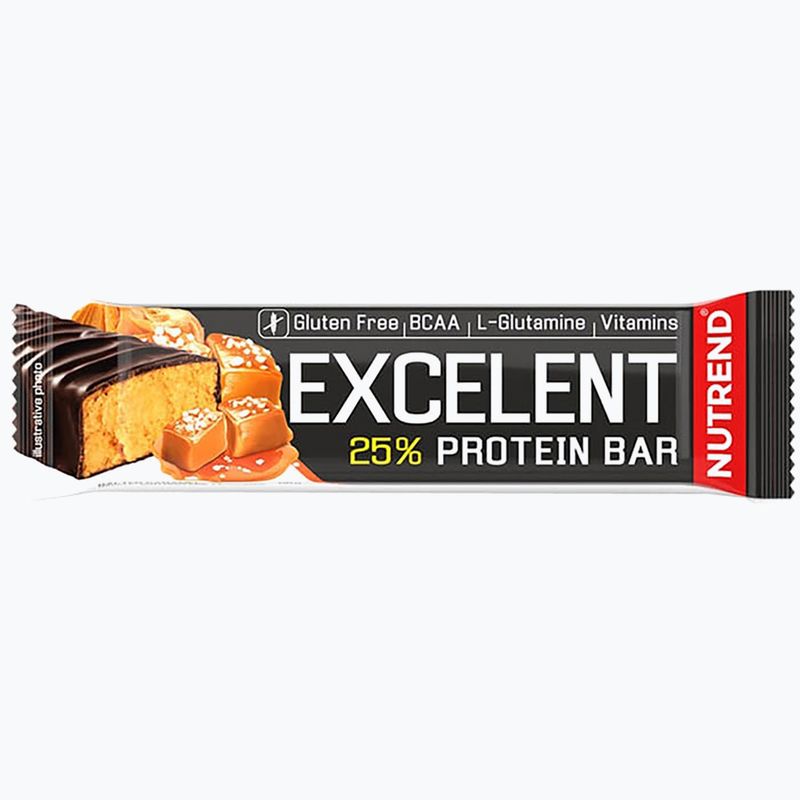 Nutrend Excelent baltyminis batonėlis 85g sūdytos karamelės VM-025-85-SKA