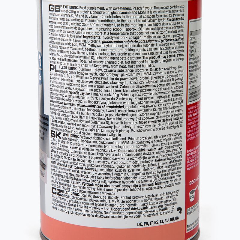 Flexit Drink Nutrend 400g sąnarių regeneracija persikas VS-015-400-BR 2