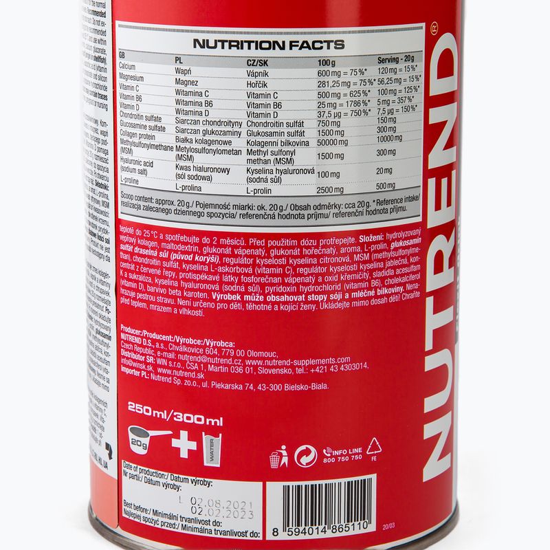 Flexit Drink Nutrend 400g sąnarių regeneracija persikas VS-015-400-BR 3