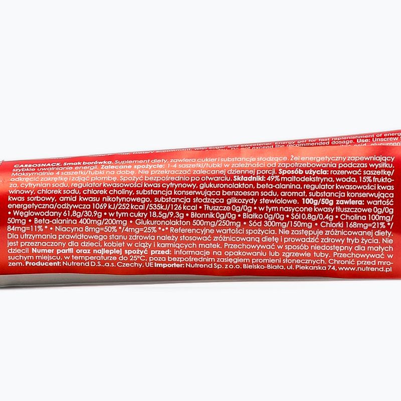 Nutrend Carbosnack energinis gelis 50g mėlynių VG-001-50-BO-de 2