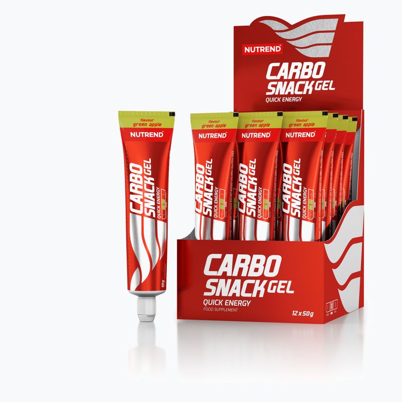 Nutrend Carbosnack energinio gelio tūbelė 50g žalias obuolys VG-001-50-ZJ-de