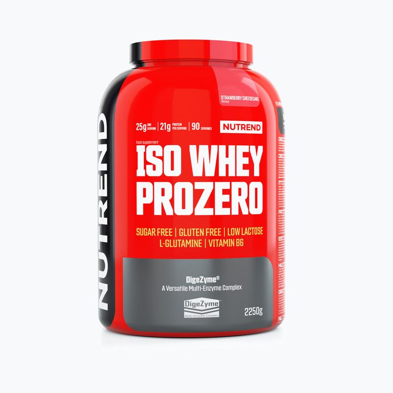 Išrūgos Nutrend Iso Prozero braškių sūrio pyragas VS-102-2250-JHC