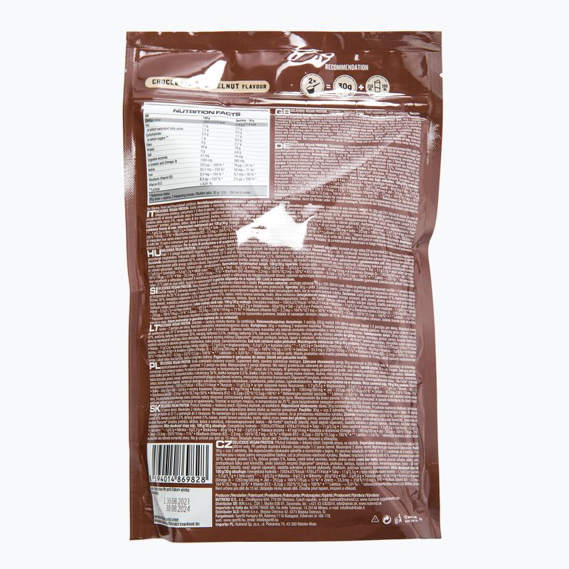 Nutrend Delicious Vegan Protein Shake 450g šokoladas-lazdyno riešutai VS-105-450-ČLO 2