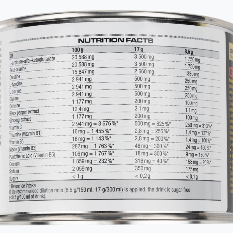 Prieš treniruotę Nutrend Pre-Workout N1 300g greipfrutų VS-067-300-G 2
