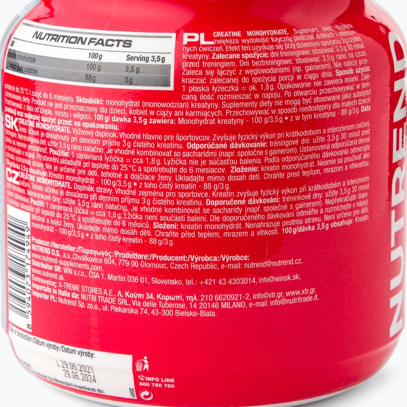 Monohidratas Nutrend kreatinas 300g VS-001-300-XX 3