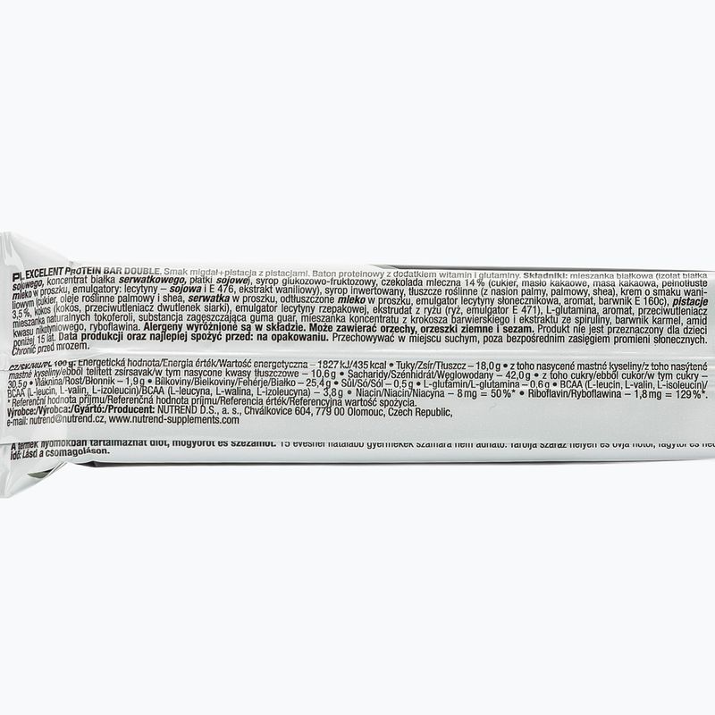 Nutrend Excelent baltyminis batonėlis 85g migdolų-pistacijų VM-013-85-MPP 2