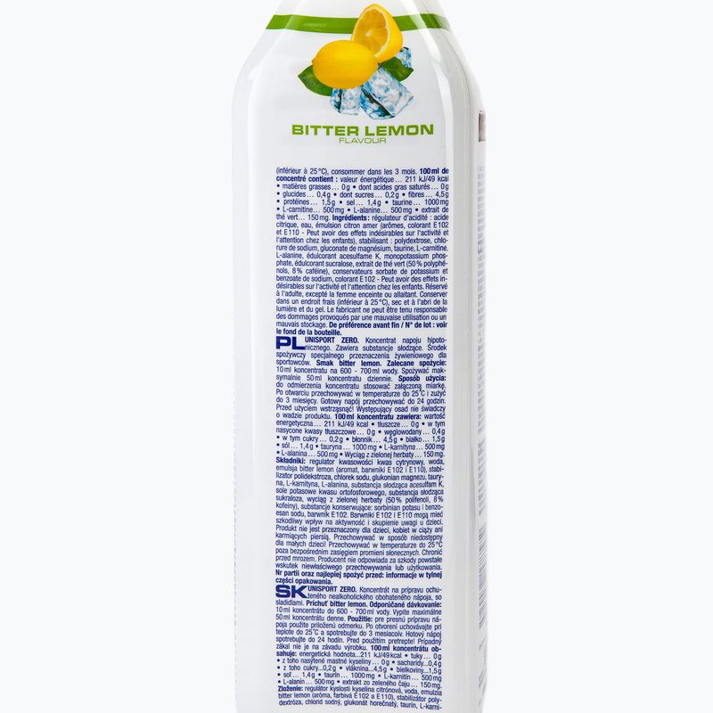 Nutrend izotoninis gėrimas Unisport Zer0 1l citrina VT-072-1000-BLE 2