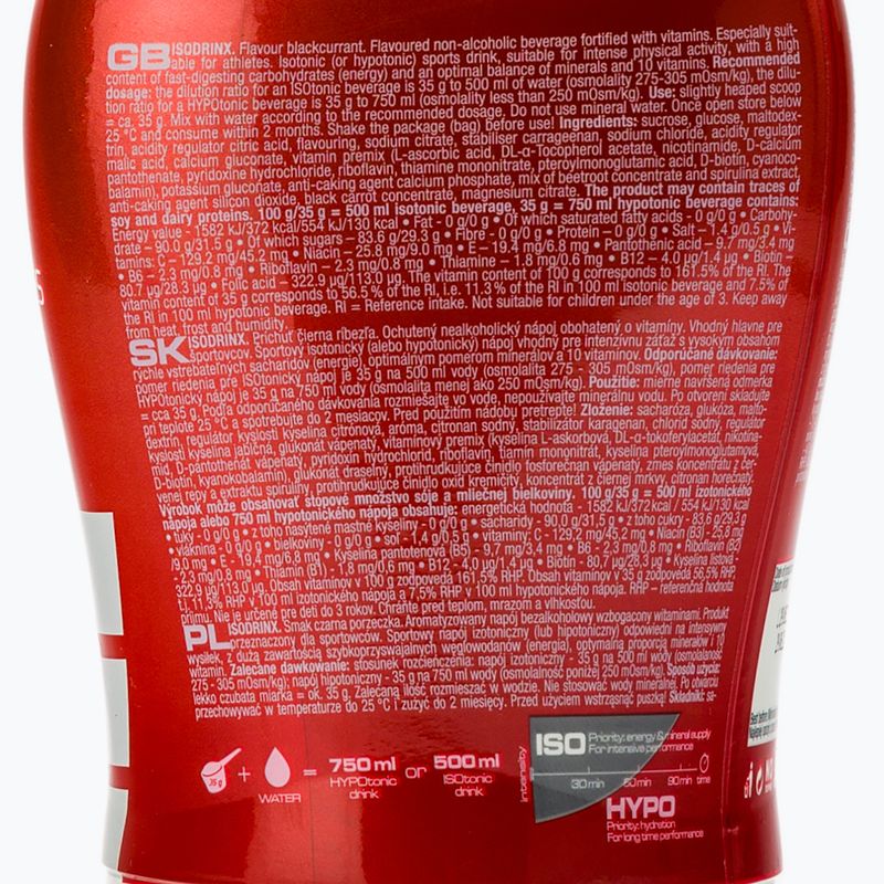 Nutrend izotoninis gėrimas Isodrinx 420g juodųjų serbentų VS-014-420-ČR 2