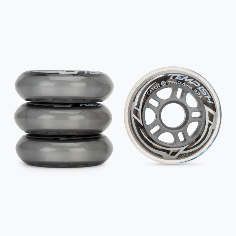 Riedučių ratukai Tempish Catch 76mm/82A 4 pcs. clear 2