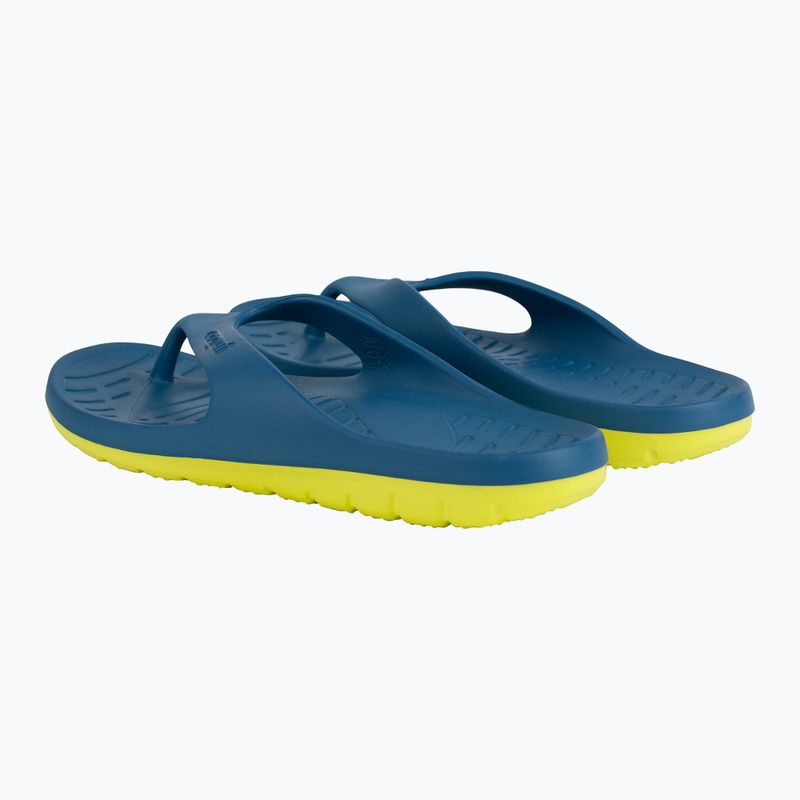 Vyriškos šlepetės per pirštą Coqui Zucco niagara blue/citrus 9