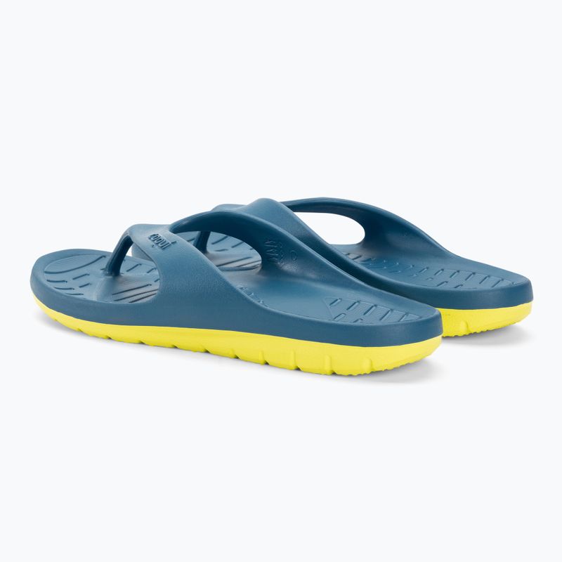 Vyriškos šlepetės per pirštą Coqui Zucco niagara blue/citrus 3