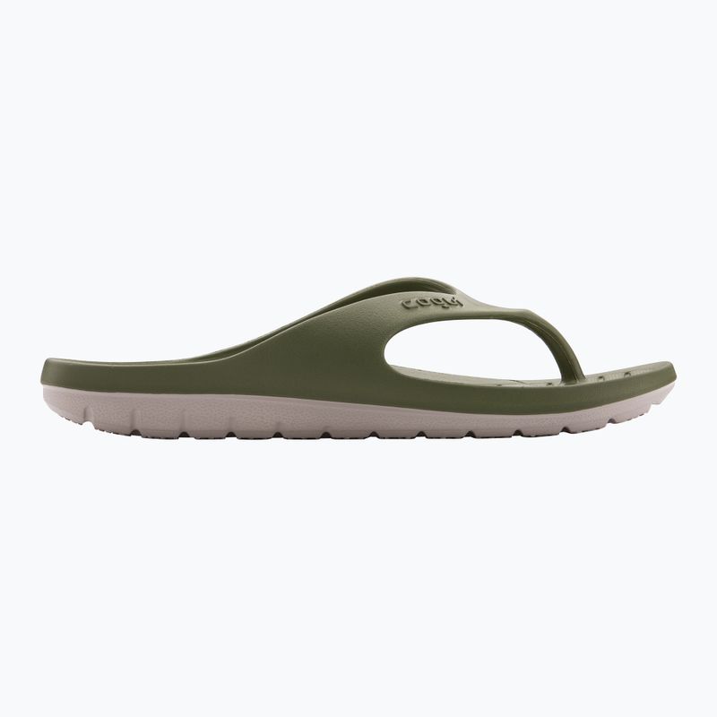 Vyriškos šlepetės per pirštą Coqui Zucco dark army green/stone 8