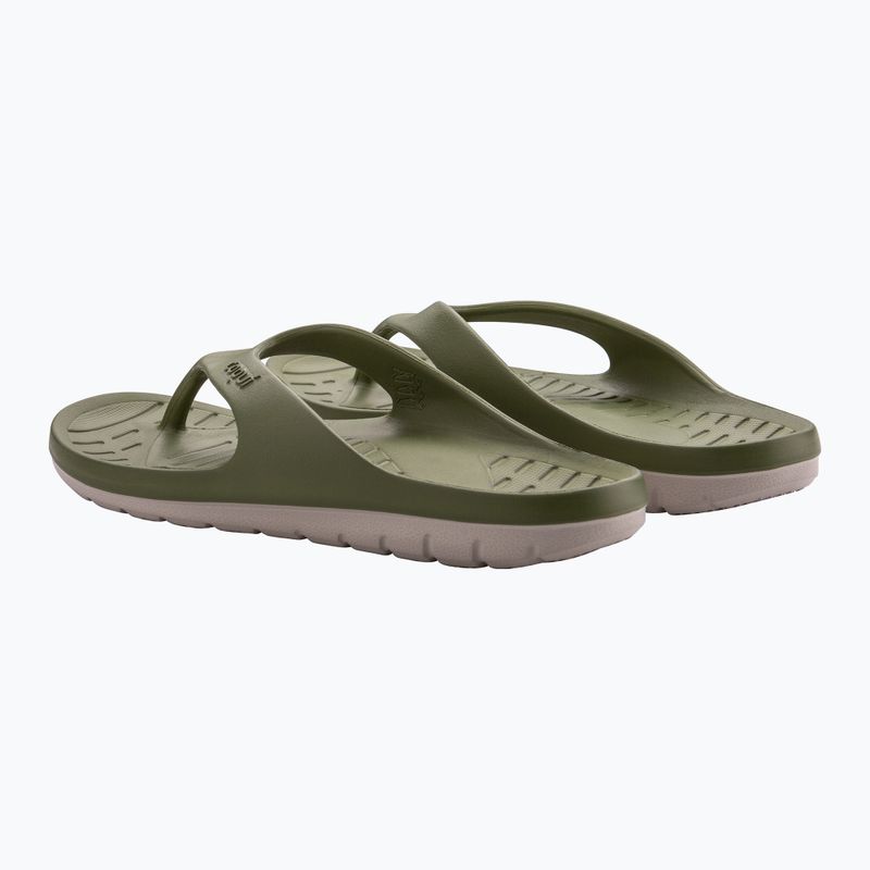Vyriškos šlepetės per pirštą Coqui Zucco dark army green/stone 9