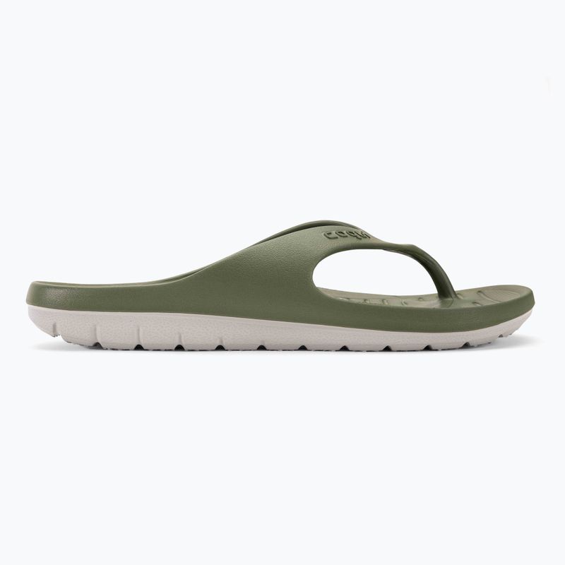 Vyriškos šlepetės per pirštą Coqui Zucco dark army green/stone 2