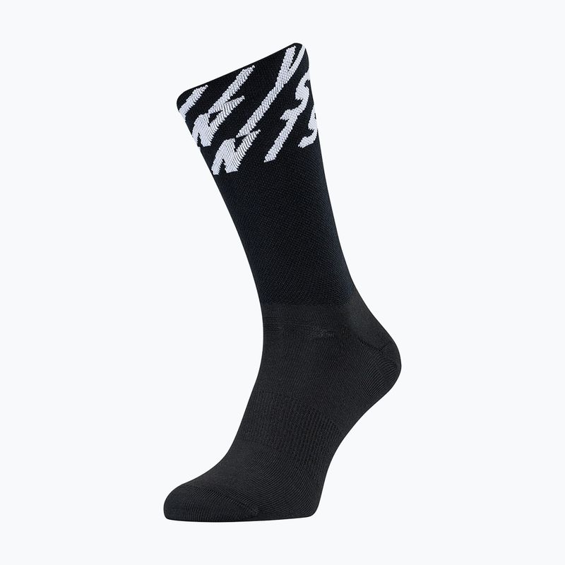 SILVINI Oglio juodai baltos dviratininkų kojinės 3120-UA1634/8013