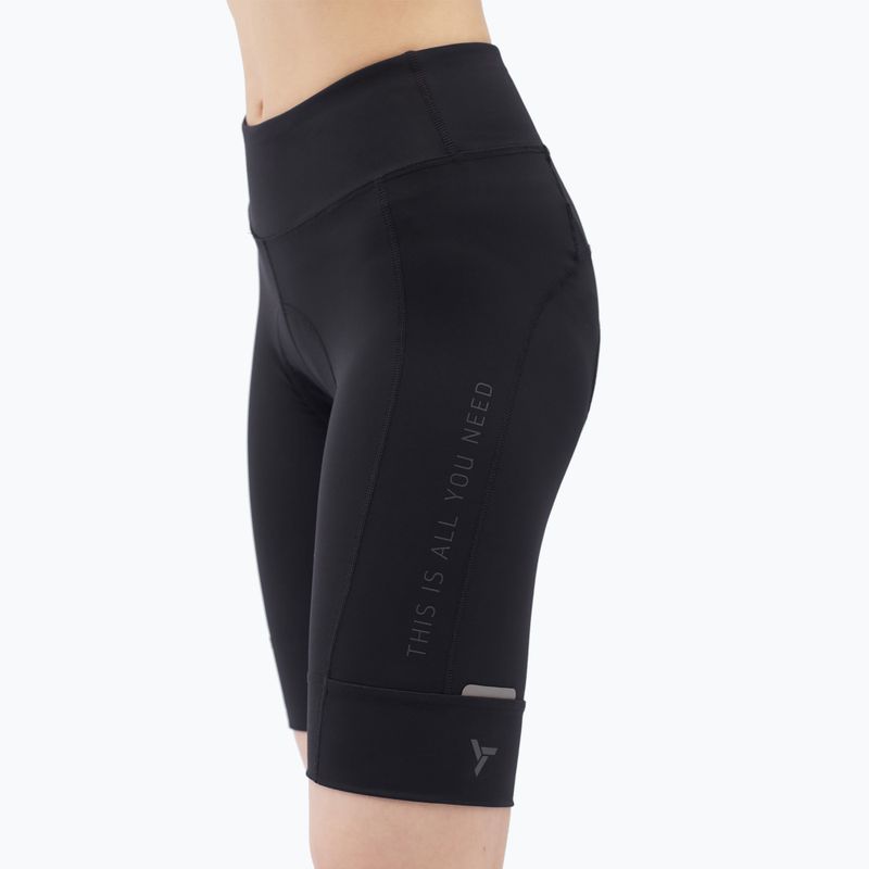 Moteriški dviračių šortai SILVINI Fortora black