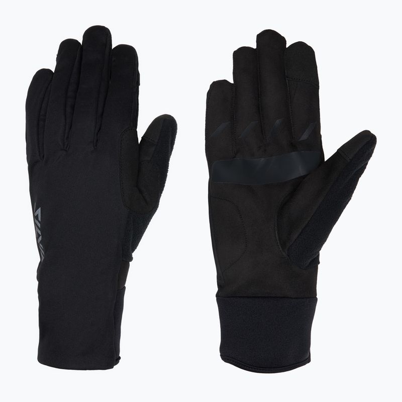 Vyriškos dviračių pirštinės SILVINI Valtellino black