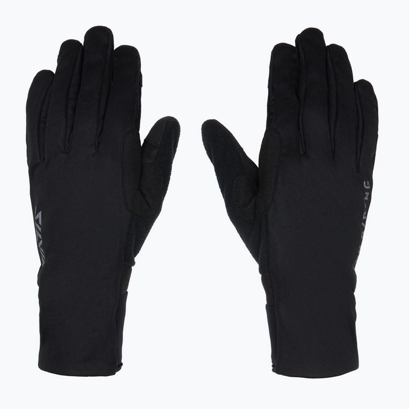 Vyriškos dviračių pirštinės SILVINI Valtellino black 2