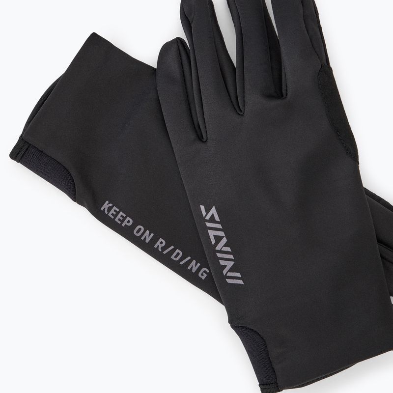 Vyriškos dviračių pirštinės SILVINI Valtellina black 4