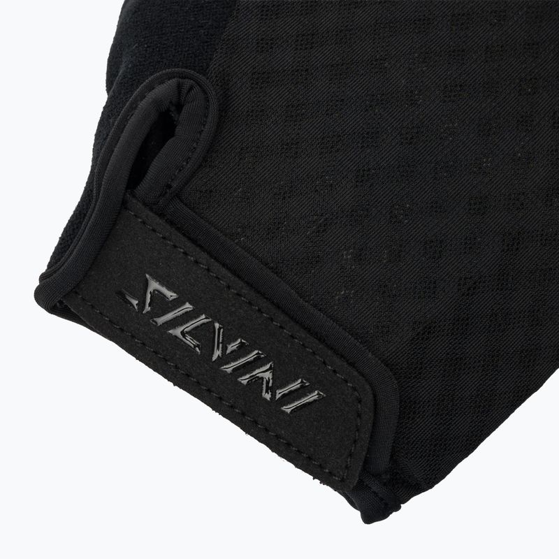 Vyriškos dviračių pirštinės SILVINI Gaiono black 4