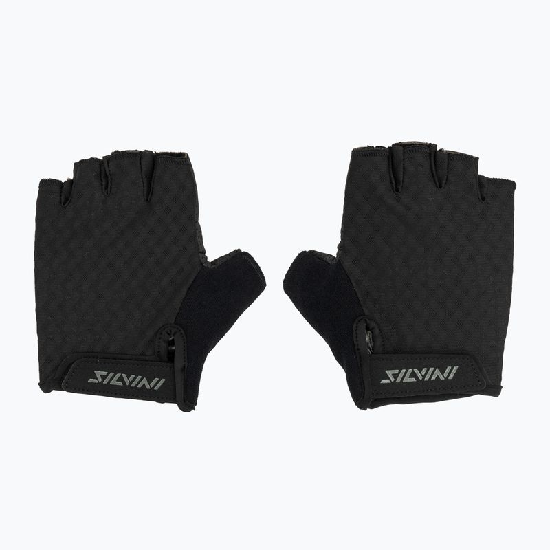 Moteriškos dviračių pirštinės SILVINI Gaiona black 2