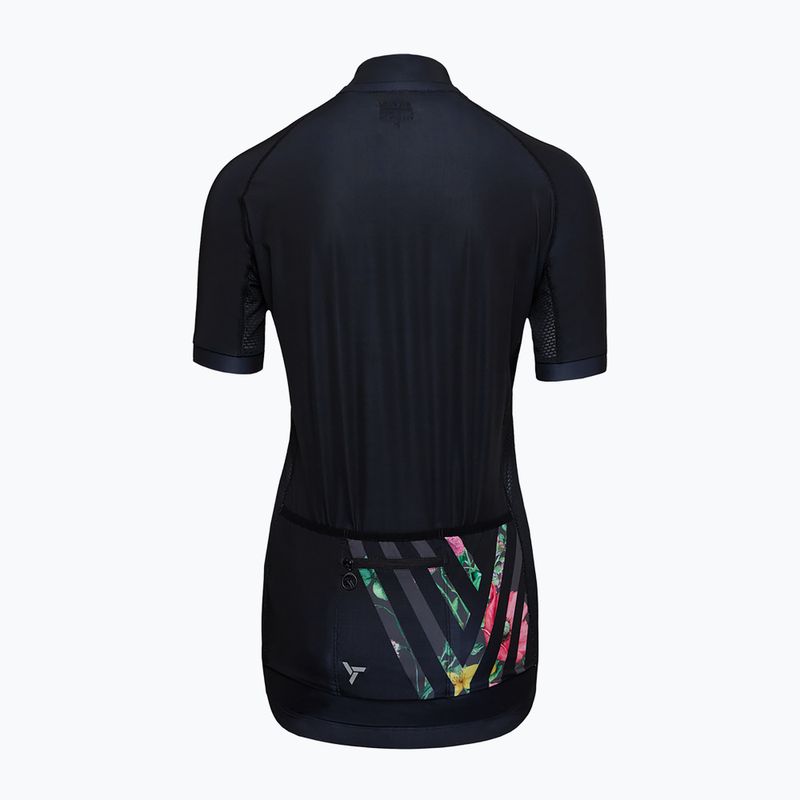 Moteriški dviračių marškinėliai SILVINI Calnia black/charcoal 2