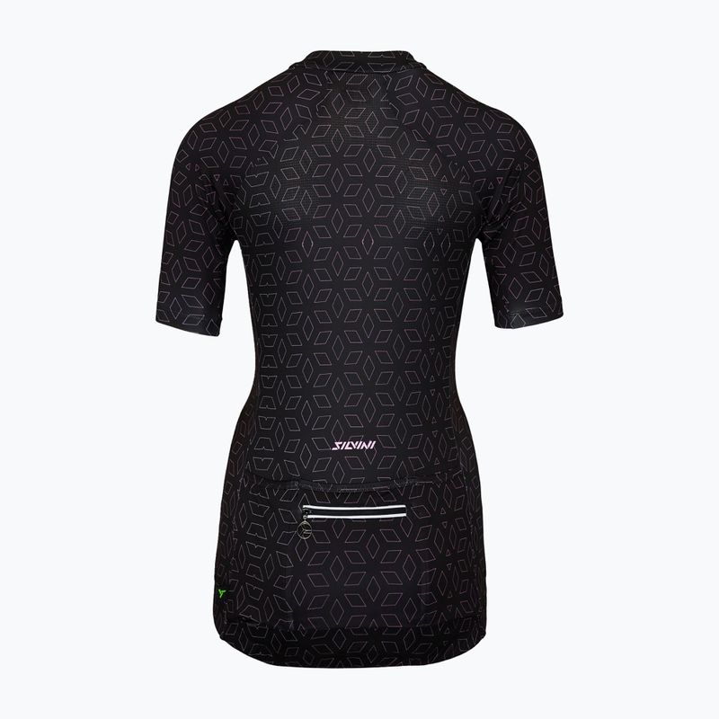 Moteriški dviračių marškinėliai SILVINI Catirina black/blush 6