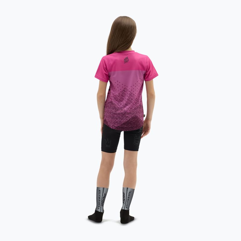 Vaikiški dviračių marškinėliai SILVINI Denni plum/pink 4