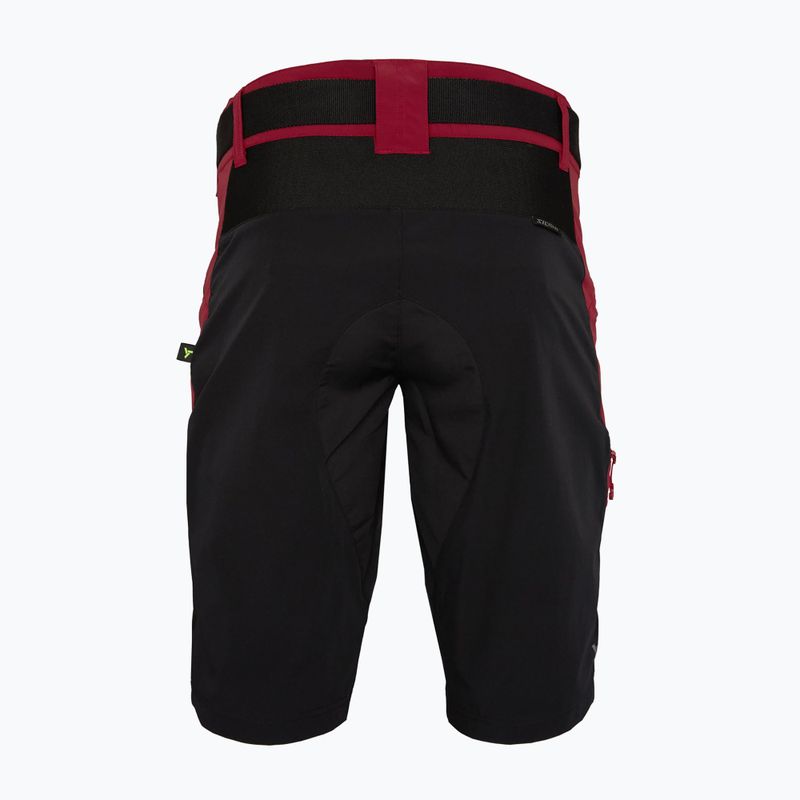 Vyriški dviračių šortai SILVINI Rango Pro merlot/black 2