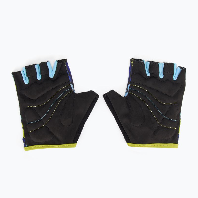 Vaikiškos dviračių pirštinės SILVINI Locri blue/neon 3