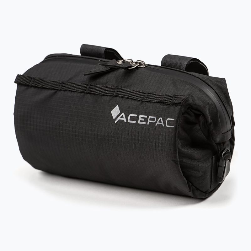 Dviračio krepšys ant vairo Acepac Barrel MKIII 2 l black