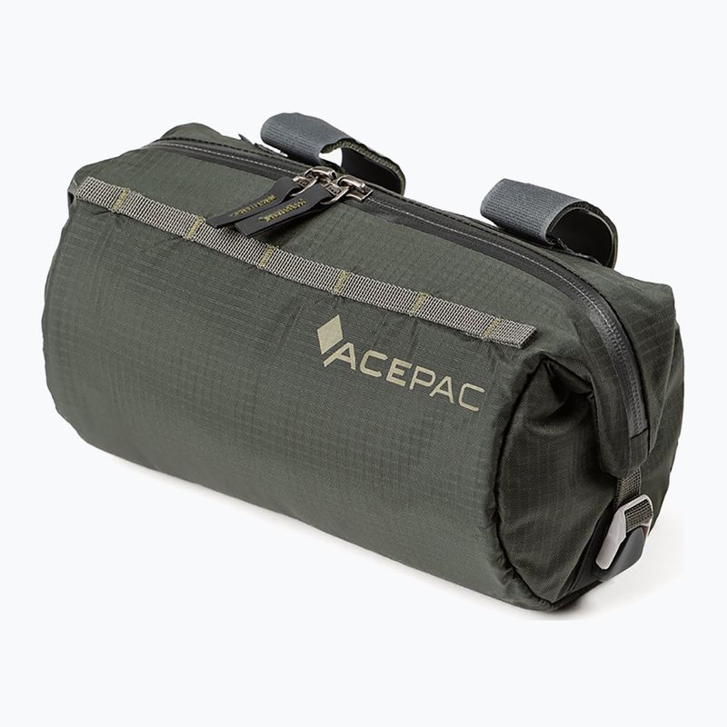 Dviračio krepšys ant vairo Acepac Barrel MKIII 2 l grey