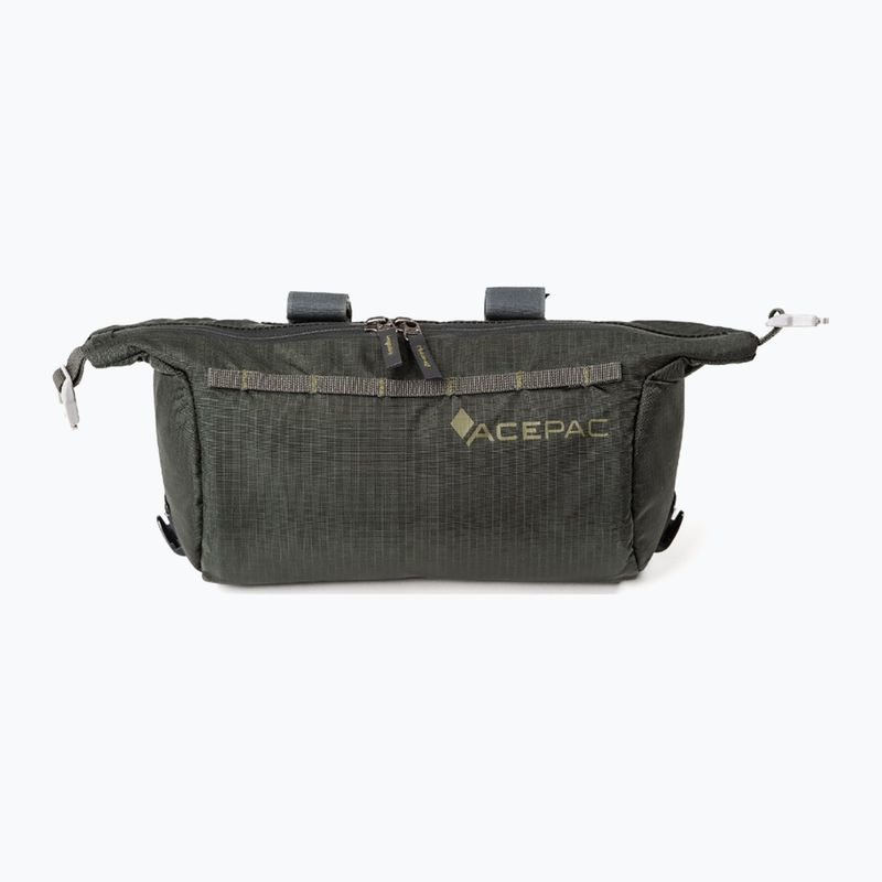 Dviračio krepšys ant vairo Acepac Barrel MKIII 2 l grey 2