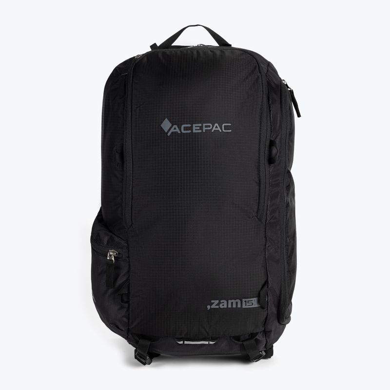 Acepac Zam EXP 15 l juoda dviratininko kuprinė