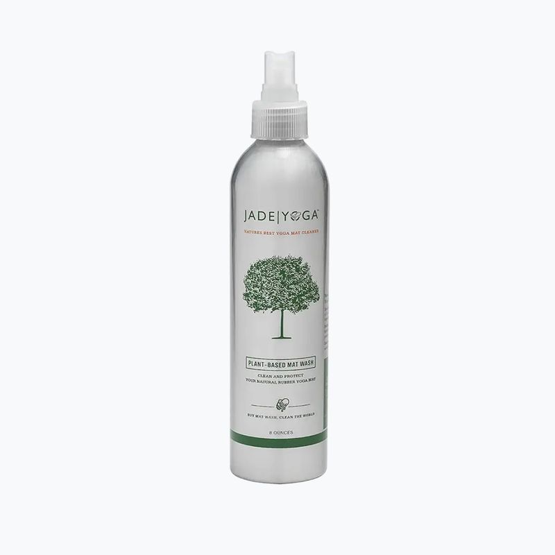 Jade Yoga augalinės kilmės kilimėlių ploviklis 8oz sidabrinis YMW8 kilimėlių valymo purškiklis