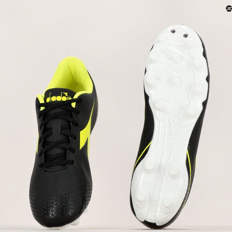 Vyriški futbolo bateliai Diadora Pichichi 6 MG14 black/yellow fi dd/white 19