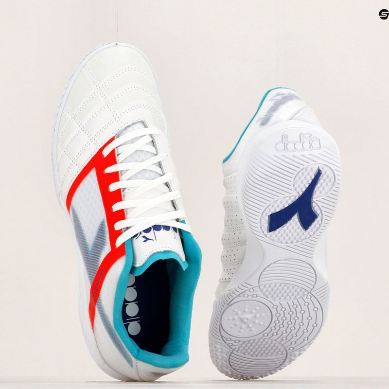 Vyriški futbolo bateliai Diadora Brasil Sala Cup ID white/navy 19