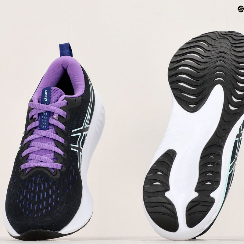 ASICS Gel-Excite 10 moterų bėgimo bateliai black/aquamarine 18